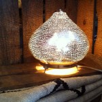 Egyptisk handgjord lampa