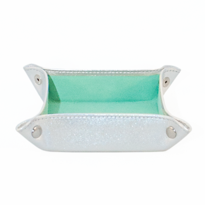 Jewellery Tray Silver Turquoise