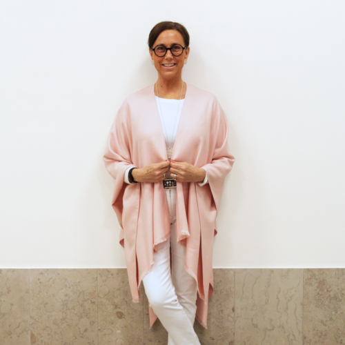 Davos Poncho Pink